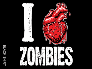 I heart (Love) Zombies Tee