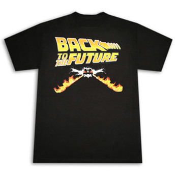 Back To The Future Logo Flames