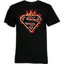 Superman Logo Flames T-shirt