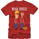 Beavis & Butthead Work Sucks T-shirt