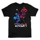 Tron Battle Grid Black Adult T-shirt