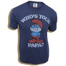Smurfs Papa Smurf Who's Your Papa T-shirt