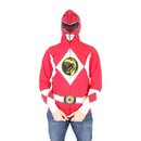I Am Red Ranger Full Zip Costume Hoodie Sweatshirt