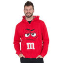 M&M's Zip up Adult Big Face Hoodie Sweatshirt