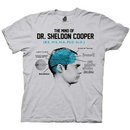 The Mind of Dr. Sheldon Cooper Ice Grey Mens T-shirt