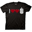 I Double Heart Dr. Who T-Shirt