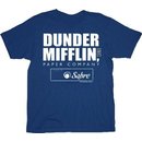 The Office Dunder Mifflin Paper Company Sabre Navy Adult T-shirt