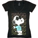 Peanuts Swagg Snoopy Joe Cool V-Neck T-shirt