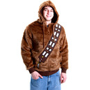Chewbacca Faux Fur Costume Zip Up Sweatshirt