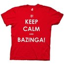 The Big Bang Theory Keep Calm And Bazinga T-shirt