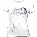 Chesire Cat White Juniors T-shirt