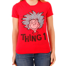 Dr. Seuss Thing 1 or Thing 2 Face Red T-shirt