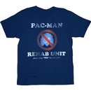 Pac-Man Rehab Unit Say No To Ghosts Navy T-shirt