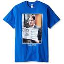 Dwight Schrute Acronym Portrait Royal Blue T-shirt