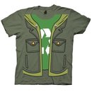 Leonard Hofstadter Costume Adult Olive Green T-Shirt