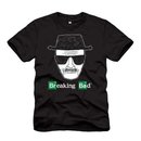 Breaking Bad Walter White Heisenberg Adult Black T-shirt