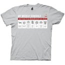 The Big Bang Theory My Weekly Schedule T-shirt