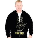 Spock Hand Live Long and Prosper Hooded Zip Up Sweatshirt