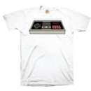 Nintendo Controller White Adult T-shirt