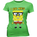 Spongebob Squarepants I Love Nerds T-shirt
