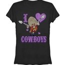 Yosemite Sam I Heart Love Cowboys T-shirt