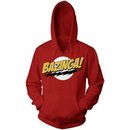 Bazinga! Red Adult Hooded Sweatshirt Hoodie