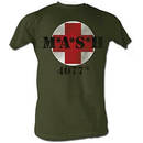 MASH 4077th Circle Army Green T-shirt