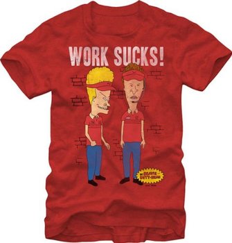 Beavis & Butthead Work Sucks T-shirt