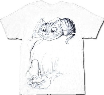 Alice In Wonderland Cheshire Cat Tree T-shirt