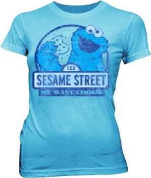 Cookie Monster Me Want Cookie T-shirt