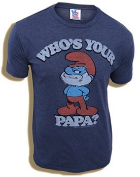 Smurfs Papa Smurf Who's Your Papa T-shirt