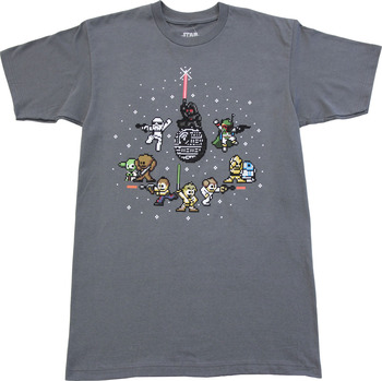 Star Wars 8-Bit Galaxy Crew T-Shirt