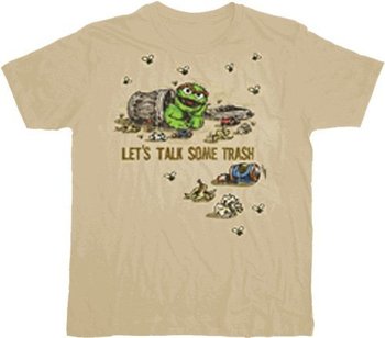 Oscar the Grouch Talk Trash T-shirt
