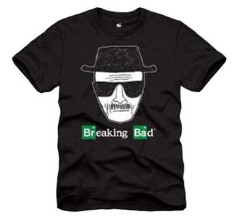 Breaking Bad Walter White Heisenberg Adult Black T-shirt