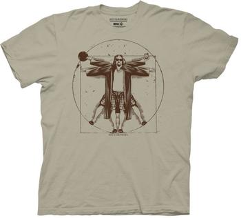 The Big Lebowski Vitruvian Beige T-Shirt