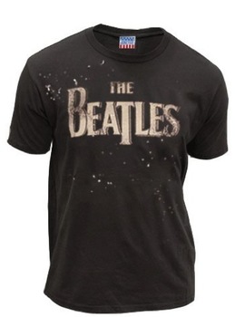 The Beatles Paint Splatter Logo Washed T-shirt