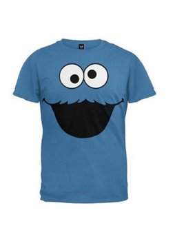 Cookie Monster Face Toddlers T-shirt