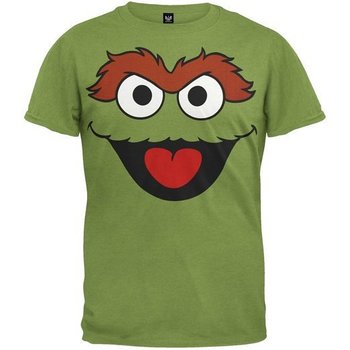 Sesame Street Oscar the Grouch Face T-shirt