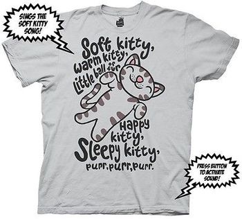 The Big Bang Theory Soft Kitty T-Shirt with Sound