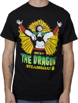 Ricky The Dragon Steamboat Wrestling T Shirt 